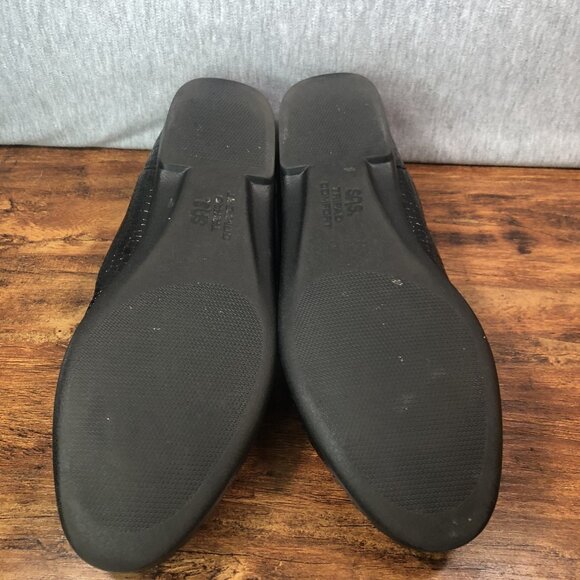 SAS Simplify Loafers Shoes Women's Size 9.5 W Wide Black Patent Leather Croc - Picture 10 of 11